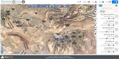 مرحله دوم تكمیل لایه های برنامه GIS سال 99  مربوط به چاه های روستاهای استان انجام شد.