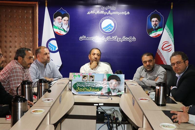 آبرسانی به مناطق محروم، روستایی و كم برخوردار استان از اولویت های آبفا سمنان است