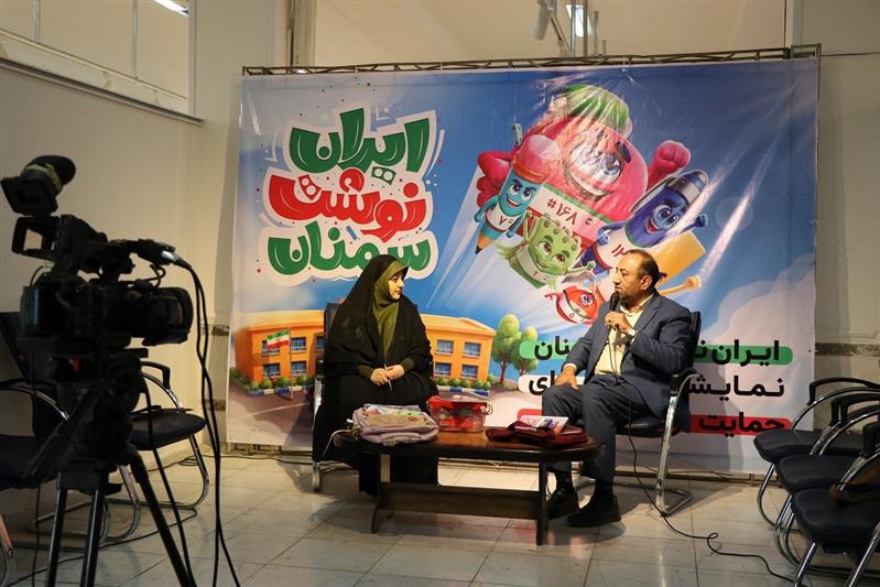 تأكید مدیرعامل آبفای استان سمنان بر ضرورت اصلاح الگوی مصرف در حاشیه نمایشگاه نوشت افزار ایرانی
