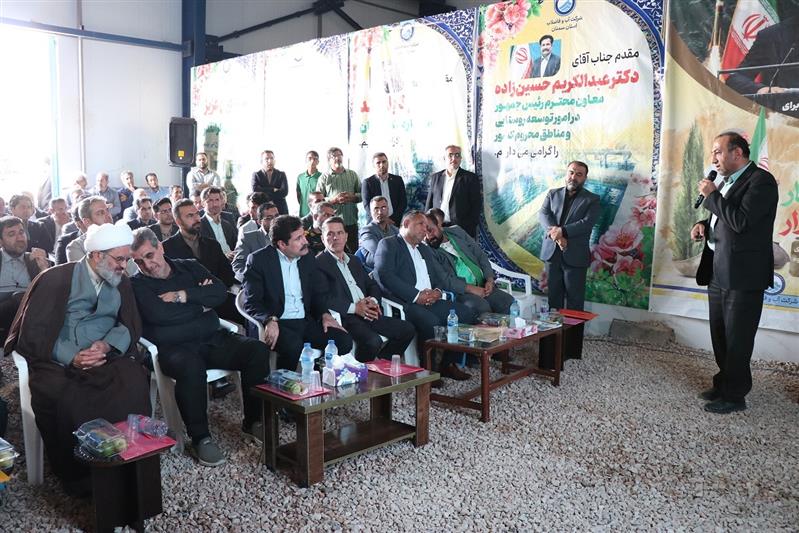 بهره برداری آزمایشی از تصفیه خانه آب و فاز نخست مجتمع آبرسانی كالپوش
