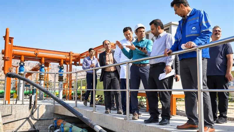 ارزیابی عملكرد تاسیسات فاضلاب استان سمنان با حضور كارشناسان شركت مهندسی آب و فاضلاب كشور